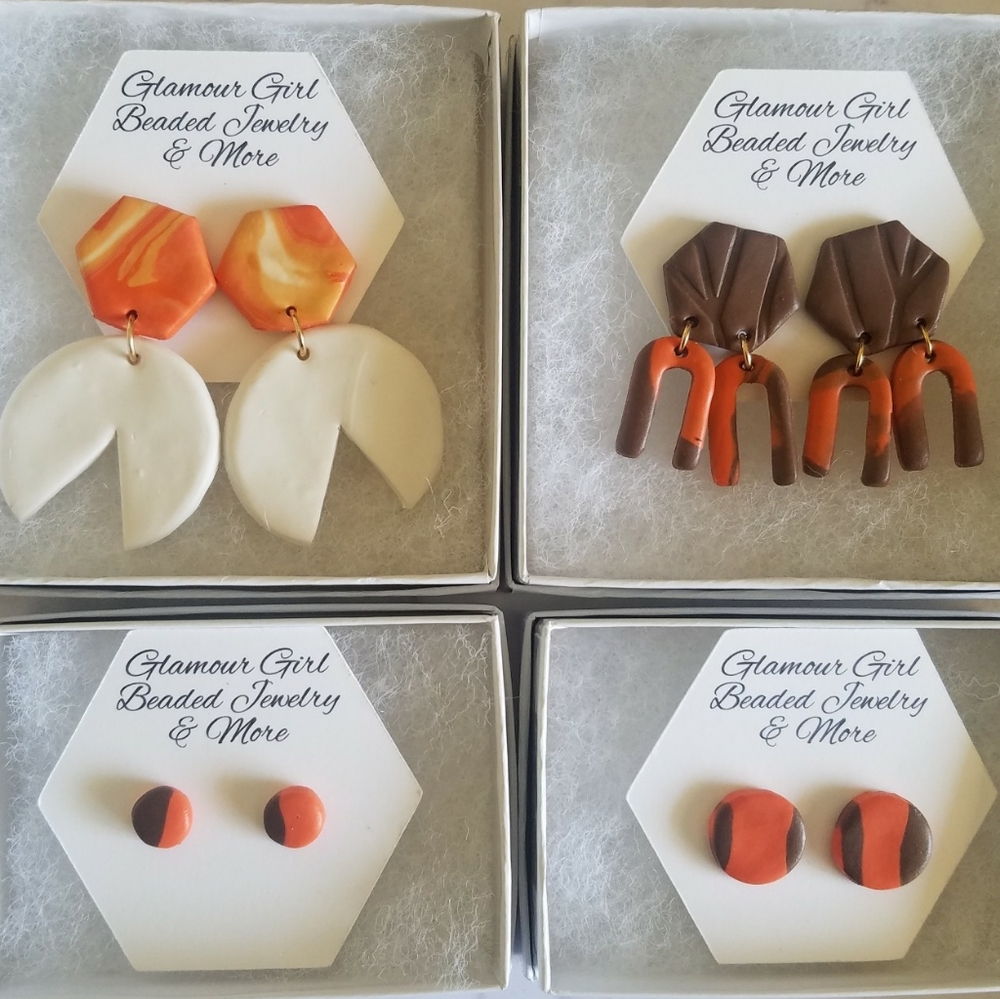 Fall earrings - Picture 2 of 2